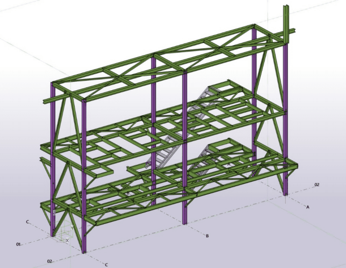 Engineering Project: Piperack Support by Hamsworth Limited