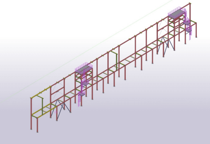 Engineering Project: Piperack Support by Hamsworth Limited